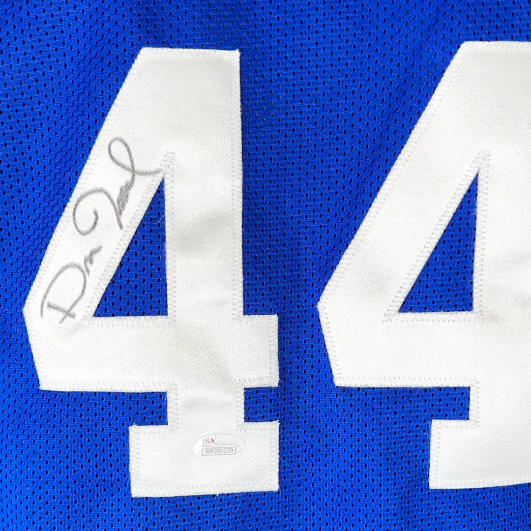 Dan Issel Signed Kentucky College Blue Basketball Jersey (JSA) - Image 2