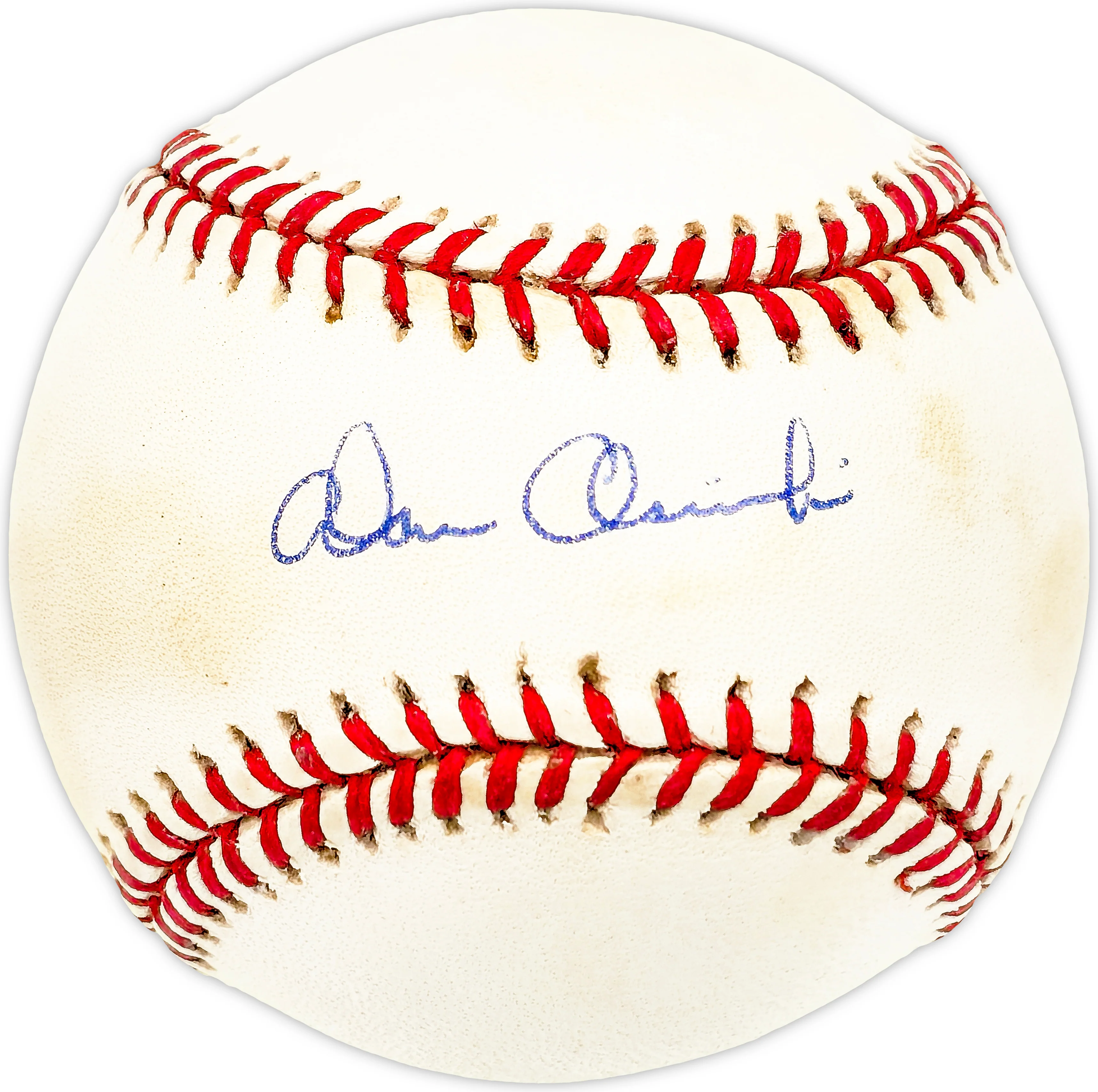 Dan Osinski Autographed Official NL Baseball Atlanta Braves, Boston Red Sox