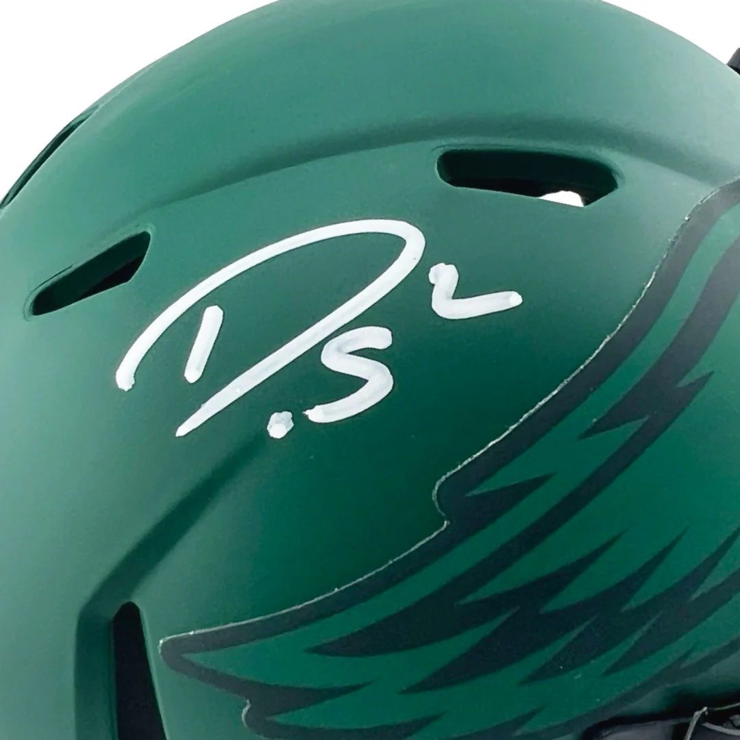 Darius Slay Signed Philadelphia Eagles Rave Mini Football Helmet (Beckett) - Image 2