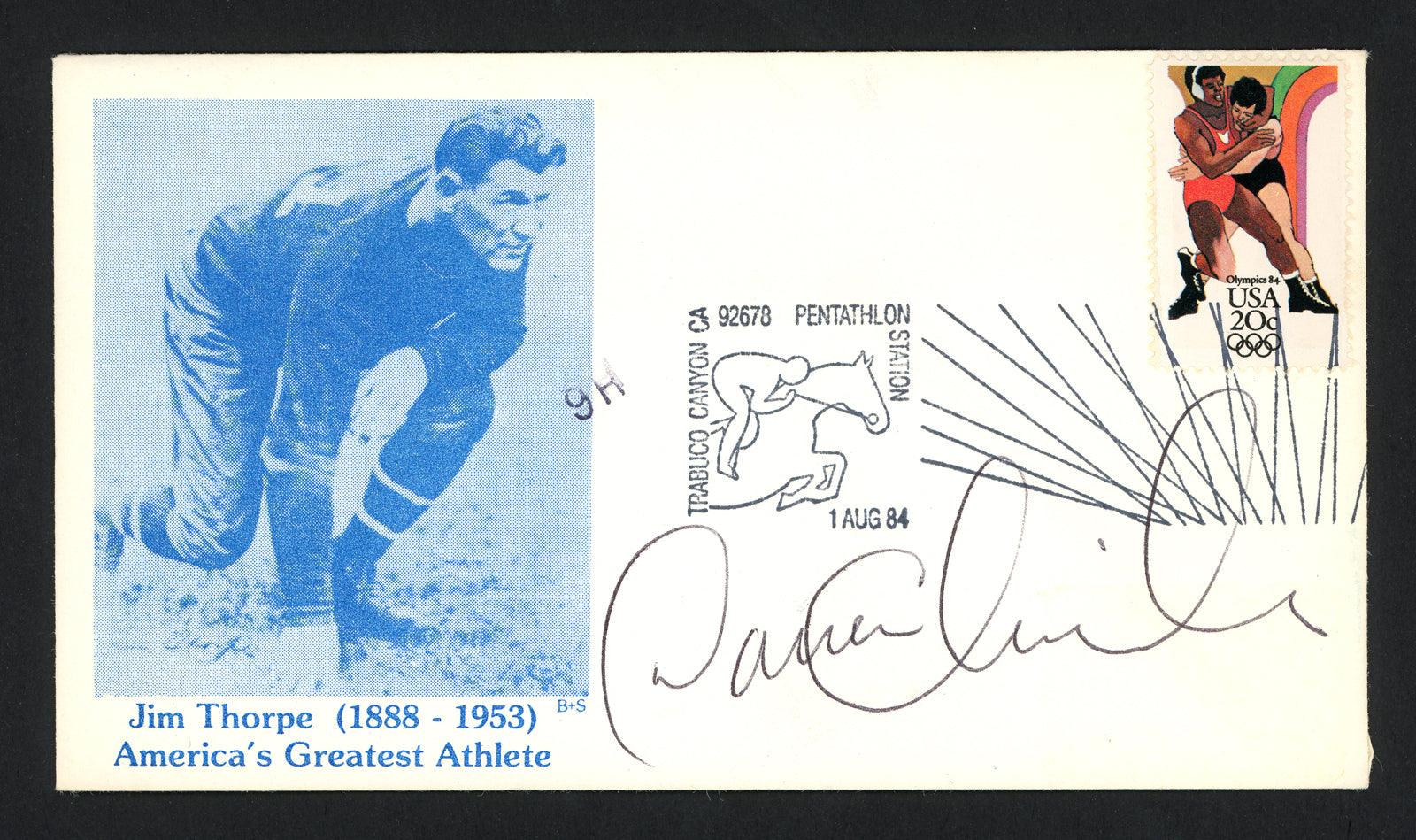 Darren Chiacchia Autographed First Day Cover Olympic Equestrian SKU #159610