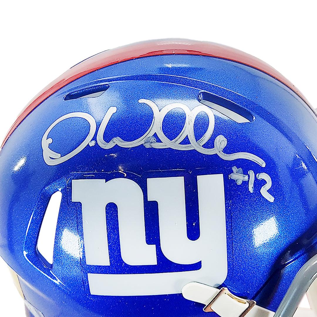 Darren Waller Signed New York Giants Speed Mini Football Helmet (JSA) - Image 2