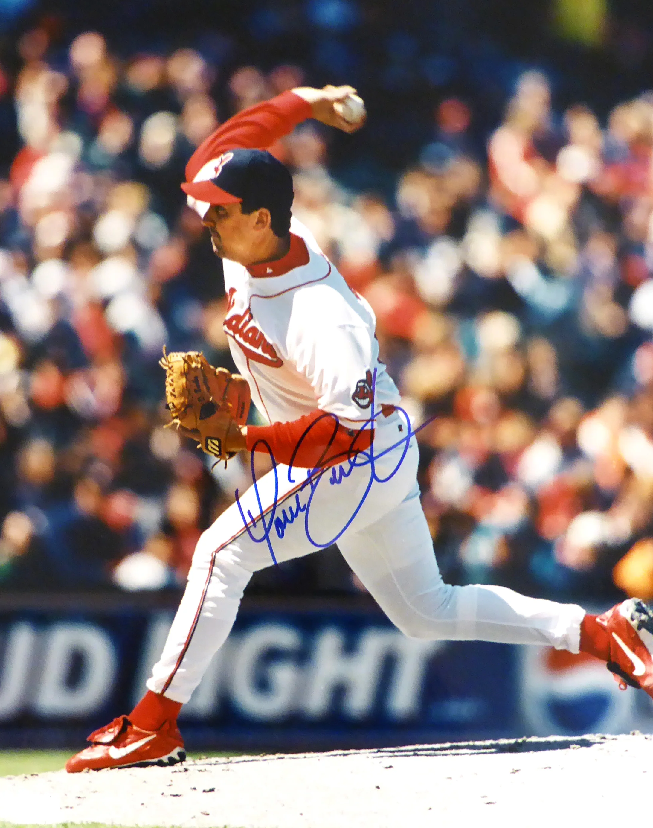 Dave Burba Autographed 16x20 Photo Cleveland Indians SKU #214220