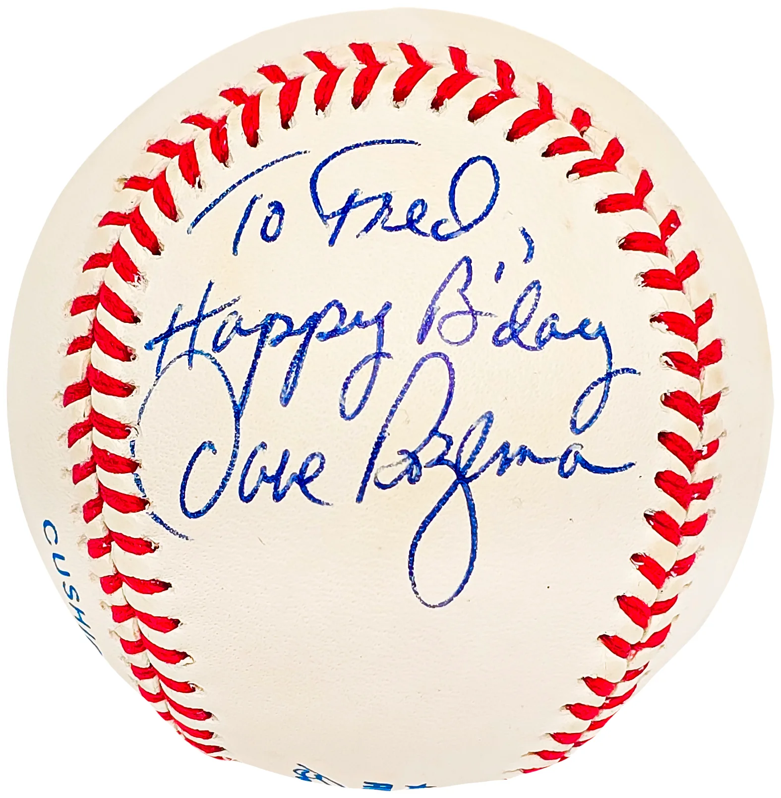 Dave Rozema Autographed Official AL Baseball Detroit Tigers "To Fred Happ B'day" Beckett BAS #BJ009012