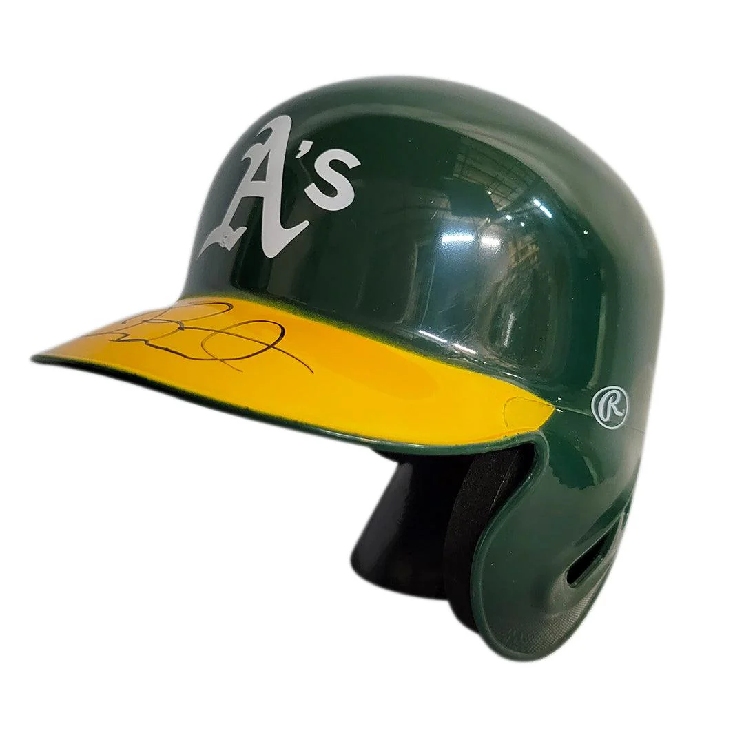 Dave Stewart Signed Oakland Athletics Mini MLB Baseball Batting Helmet (JSA)