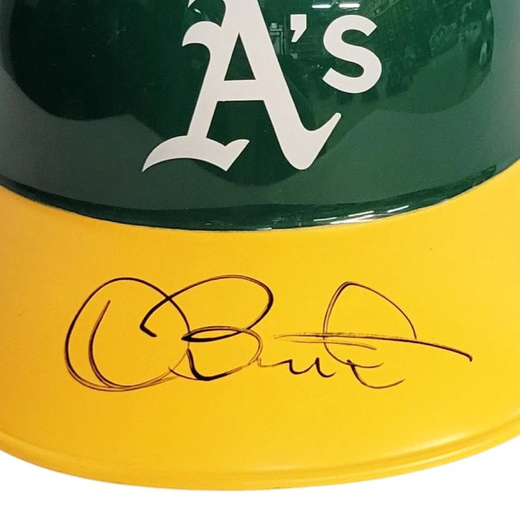 Dave Stewart Signed Oakland Athletics Souvenir MLB Baseball Batting Helmet (JSA) - Image 2