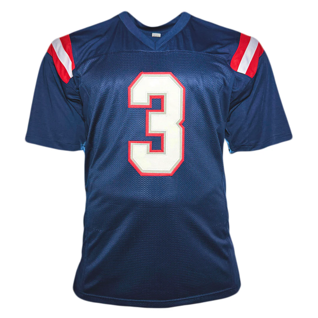 DeMario Douglas Signed New England Navy Football Jersey (Beckett) - Image 3