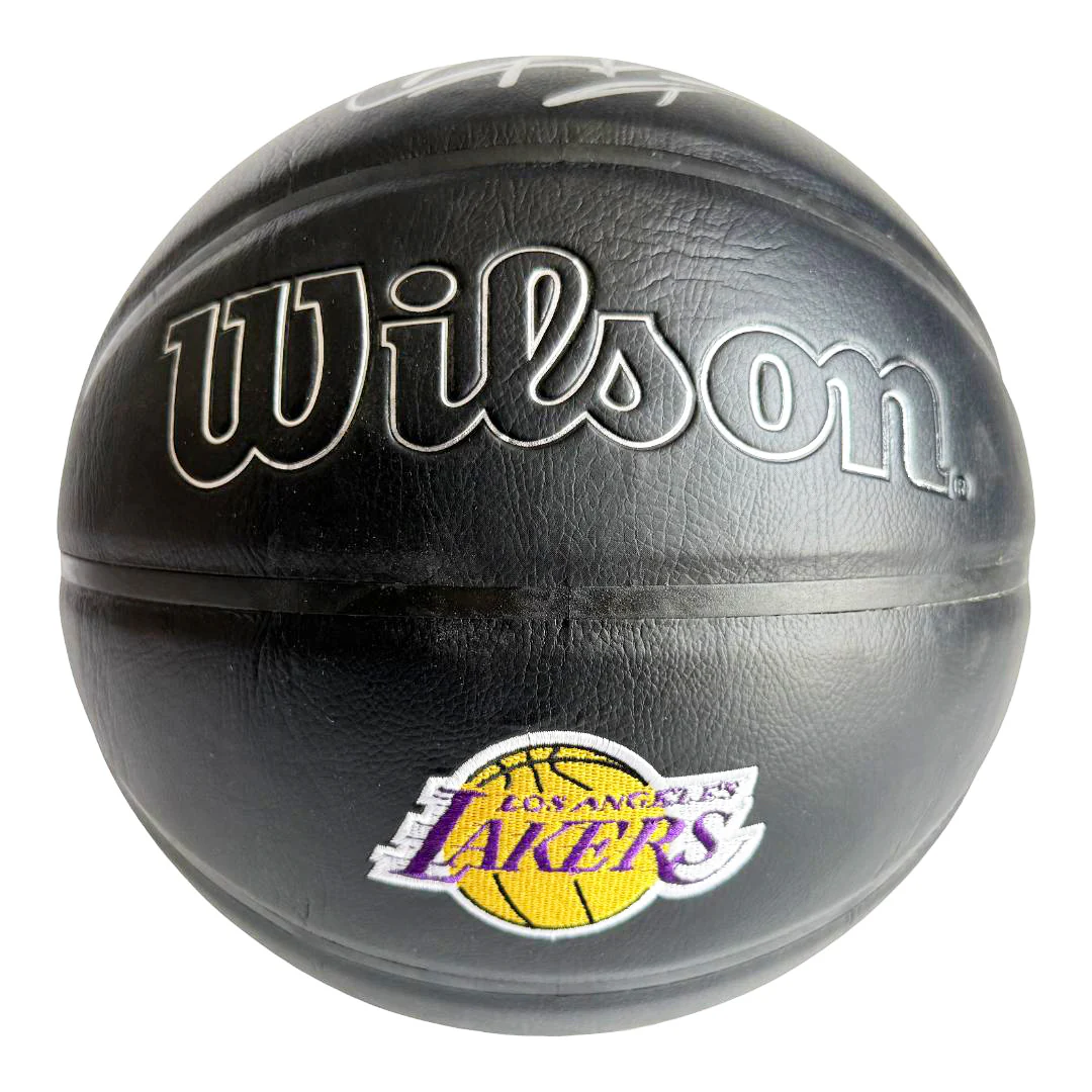 Dennis Rodman Signed Los Angeles Lakers Wilson NBA Team Logo Basketball (Beckett) - Image 2