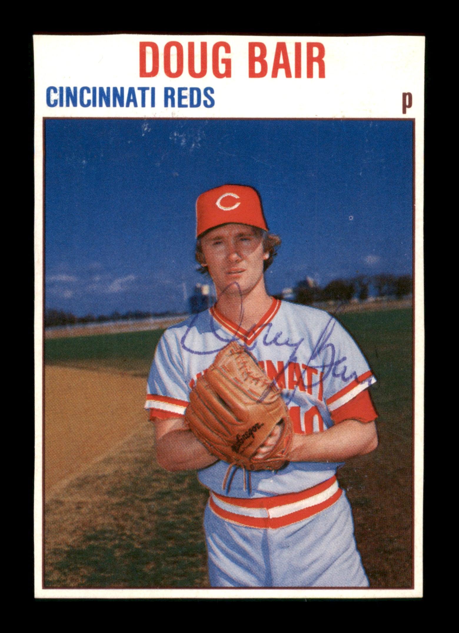 Doug Bair Autographed 1979 Hostess Card #3 Cincinnati Reds SKU #205298