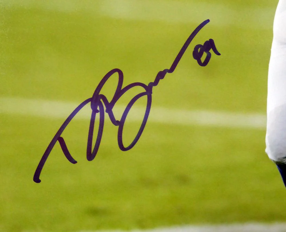 Doug Baldwin Autographed 16x20 Photo Seattle Seahawks In Blue MCS Holo Stock #104874 - Image 2