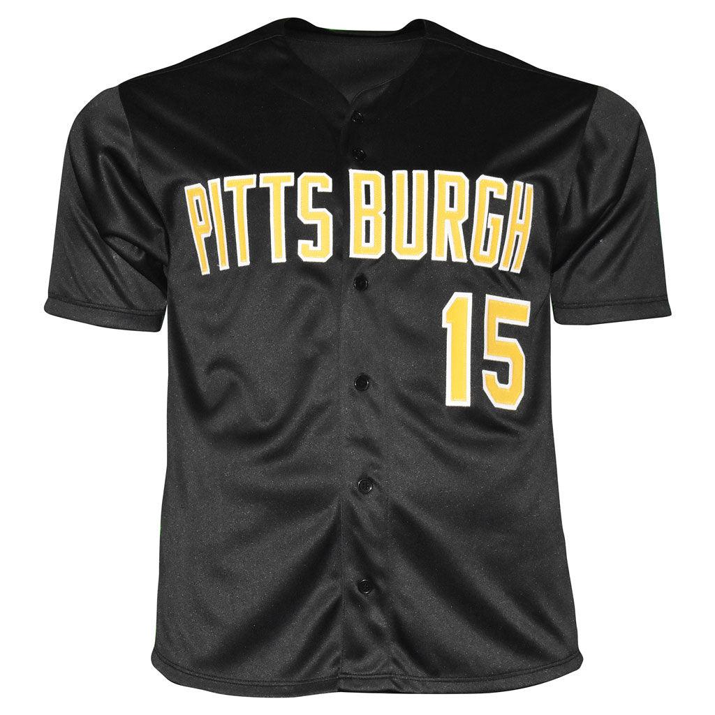 Doug Drabek Signed Pittsburgh Black Baseball Jersey (JSA) - Image 3