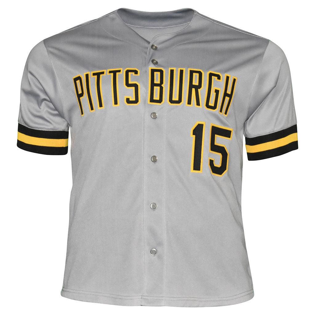 Doug Drabek Signed 90 NL CY Inscription Pittsburgh Grey Baseball Jersey (JSA) - Image 3