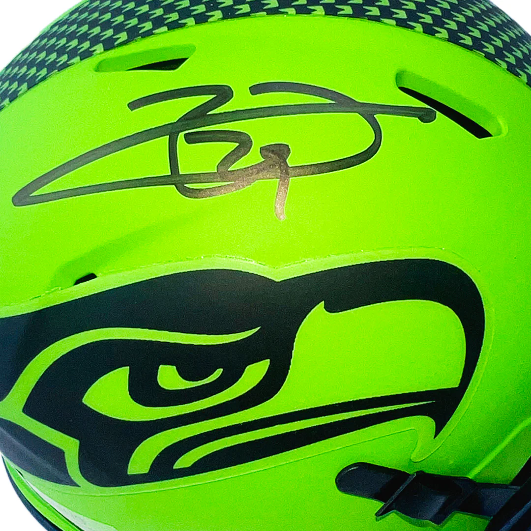 Earl Thomas Signed Seattle Seahawks Rave Mini Football Helmet (Beckett) - Image 2