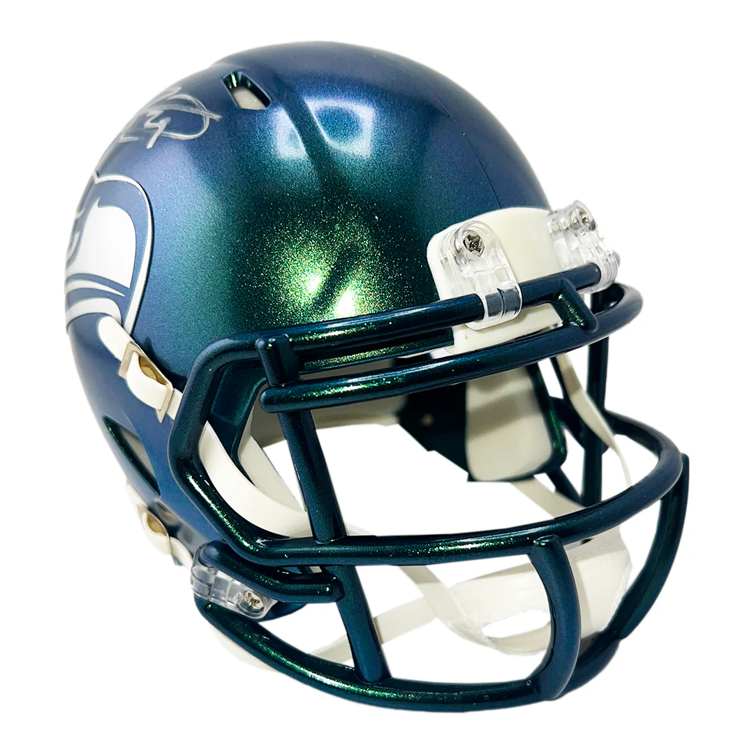 Earl Thomas Signed Seattle Seahawks Rivalries Speed Mini Football Helmet (Beckett) - Image 3