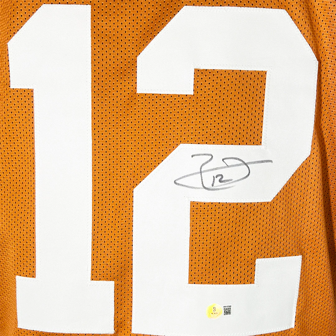 Earl Thomas Signed Texas College Orange Football Jersey (JSA) - Image 2