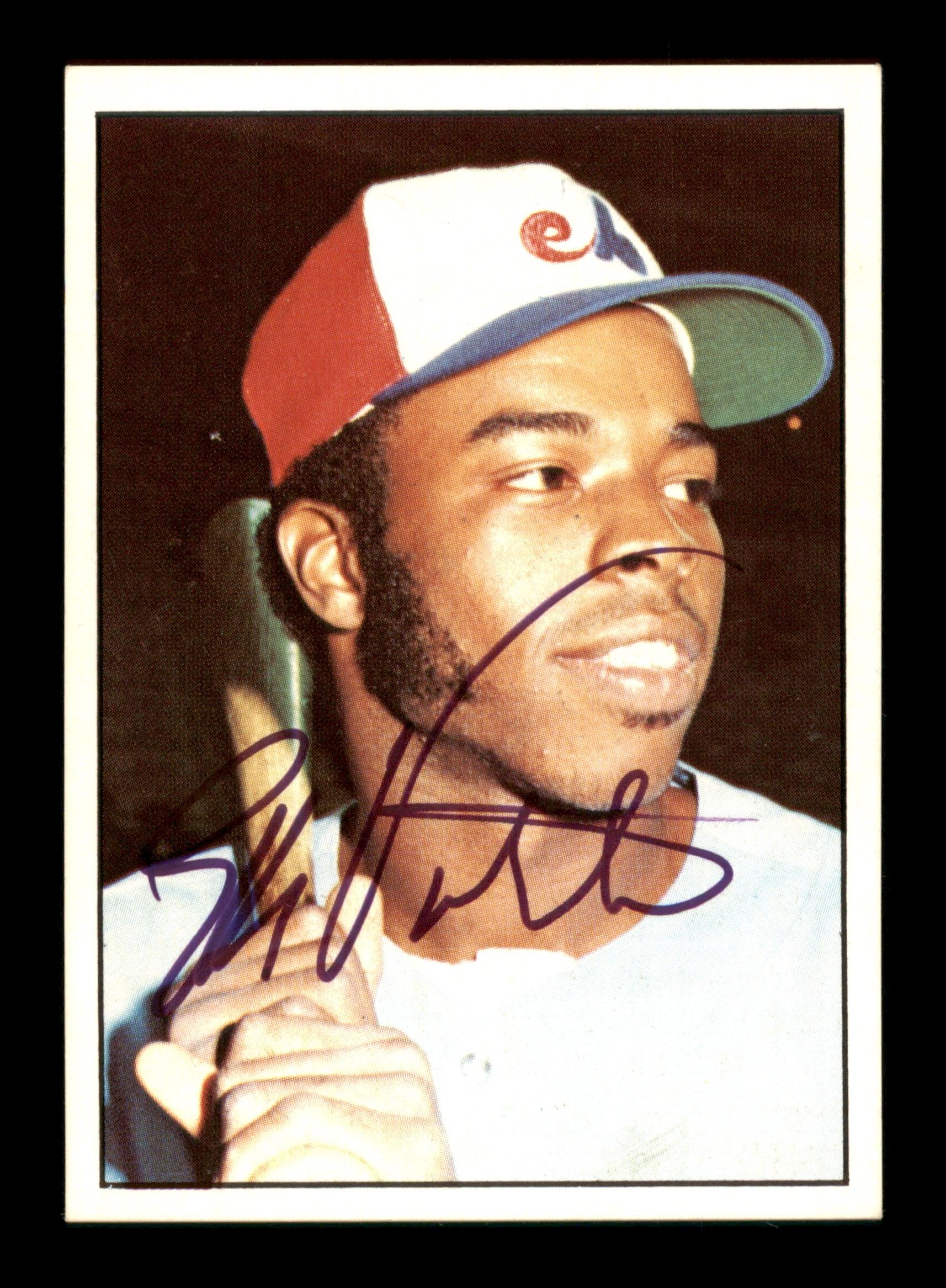 Ellis Valentine Autographed 1975 SSPC Card #342 Montreal Expos SKU #204650