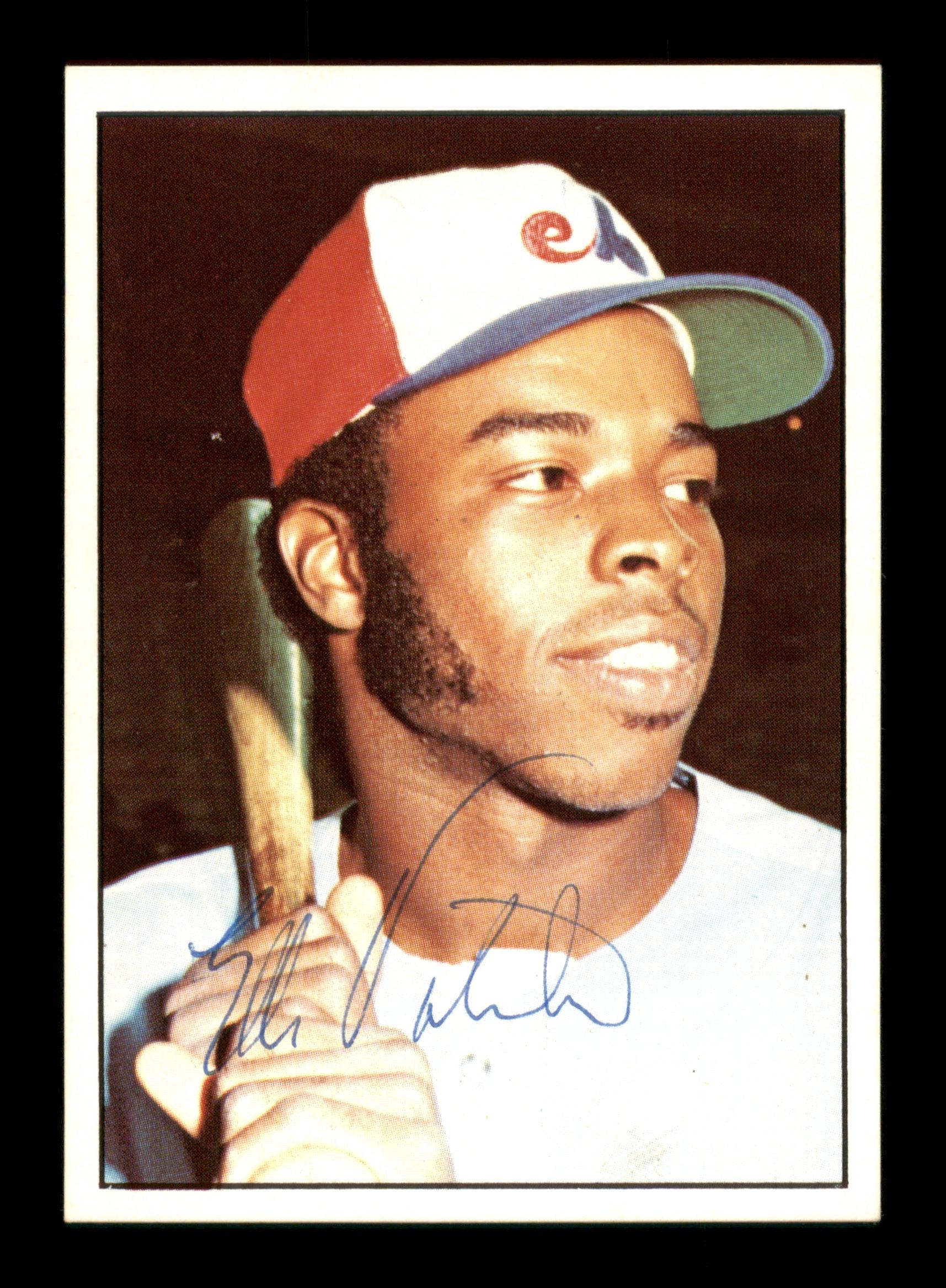 Ellis Valentine Autographed 1975 SSPC Card #342 Montreal Expos SKU #204651