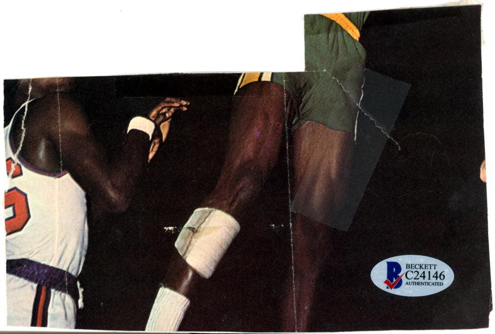 Elvin Hayes Art Williams & Jim Barnett Autographed 4x6 Magazine Page Photo Beckett BAS #C24146 - Image 2