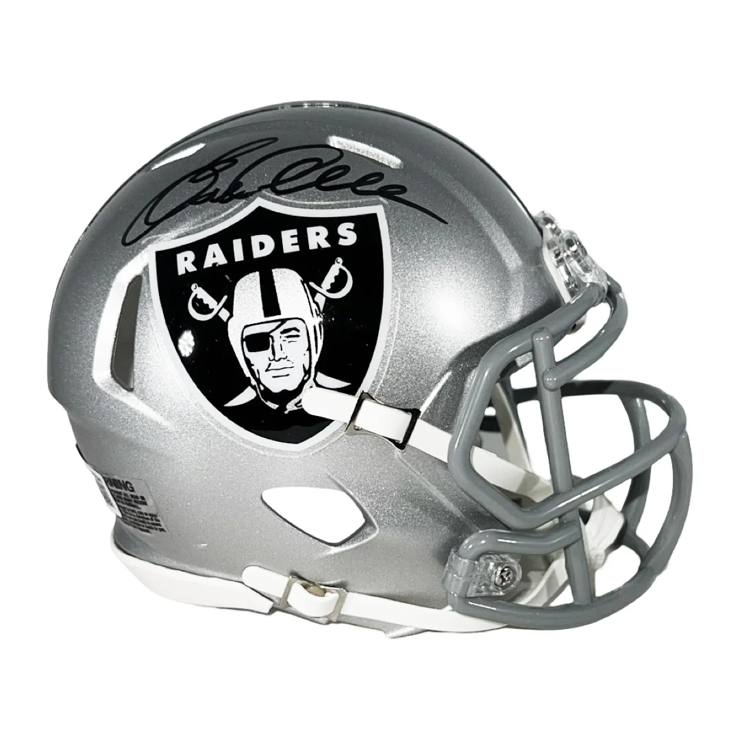 Eric Allen Signed Las Vegas Raiders Speed Mini Football Helmet (Beckett)