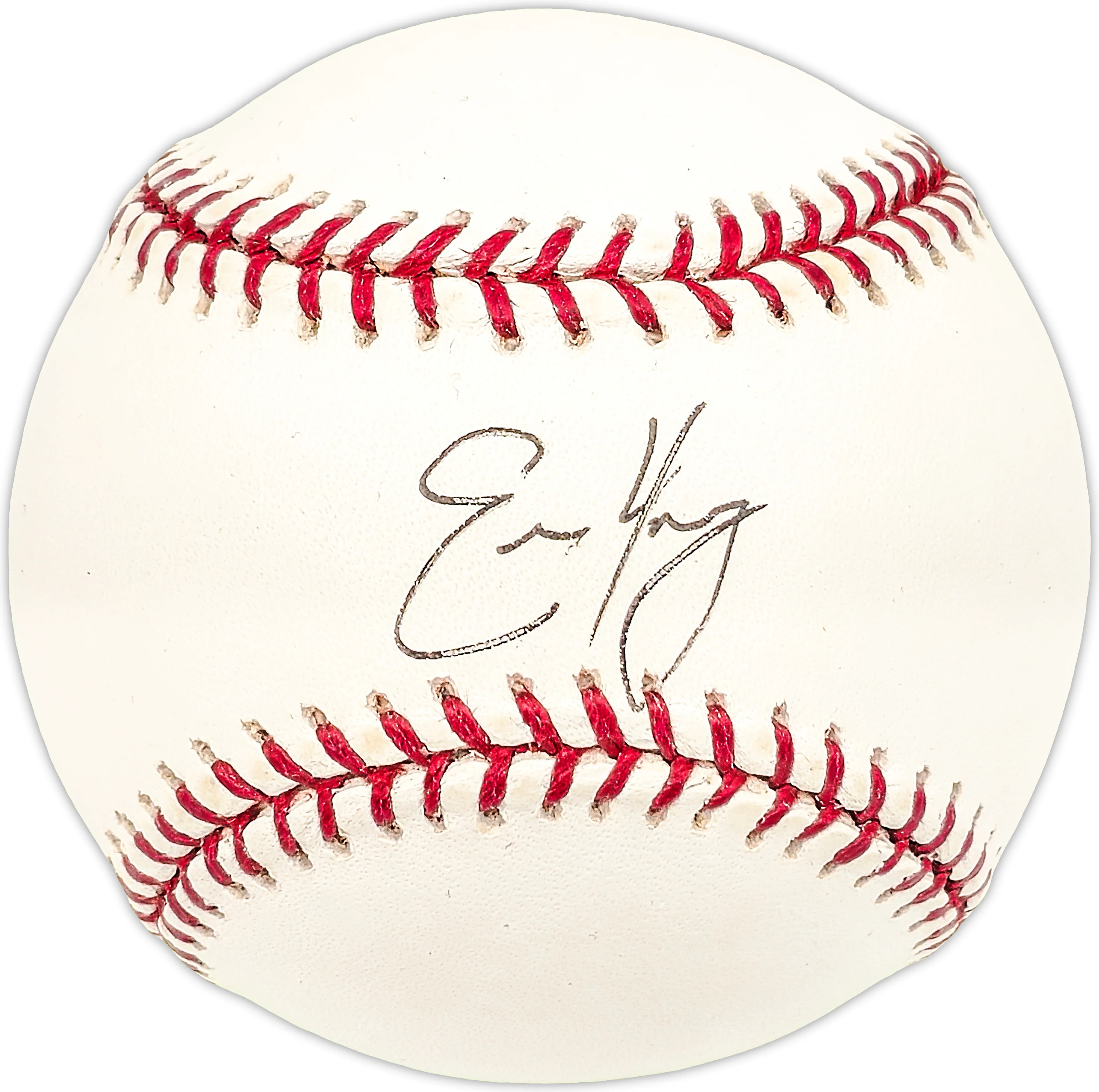 Eric Young Autographed Official MLB Baseball Chicago Cubs, Colorado Rockies