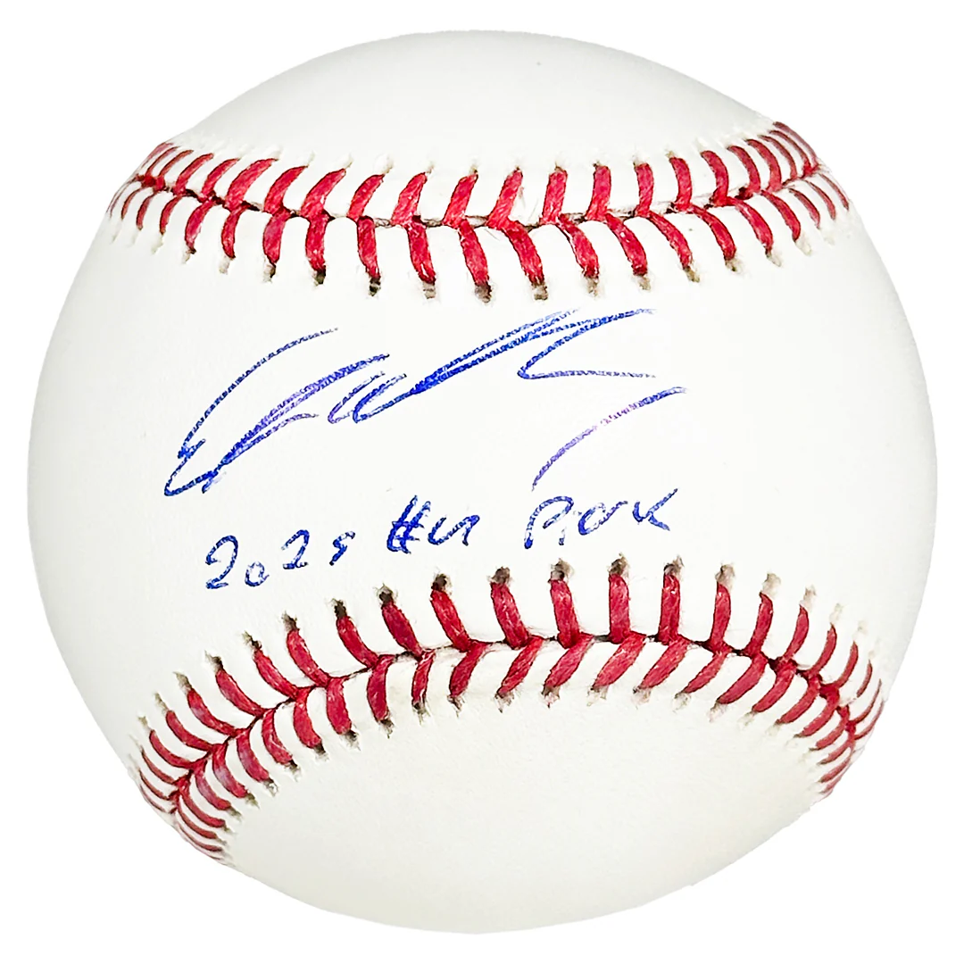 Ethan Holliday Signed 2025 #4 Pick Inscription Rawlings Official Major League Baseball (Fanatics/MLB)