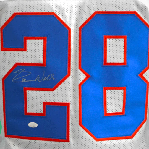 Everson Walls Signed New York White Football Jersey (JSA) - Image 3