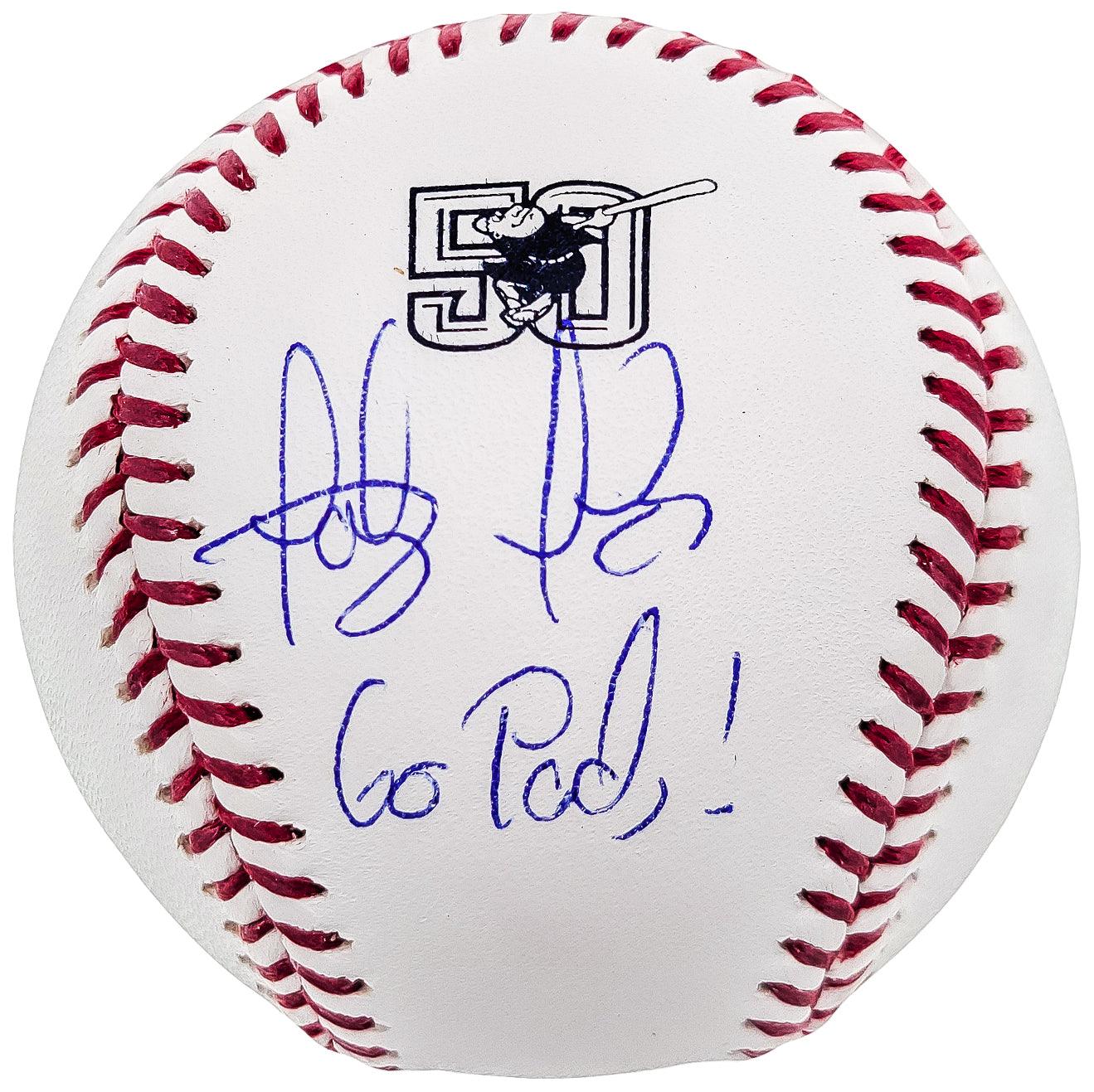 Fernando Tatis Jr. Autographed Official MLB 50th Anniversary Logo Baseball San Diego Padres "Go Pods!" JSA Stock #202018 - Image 2