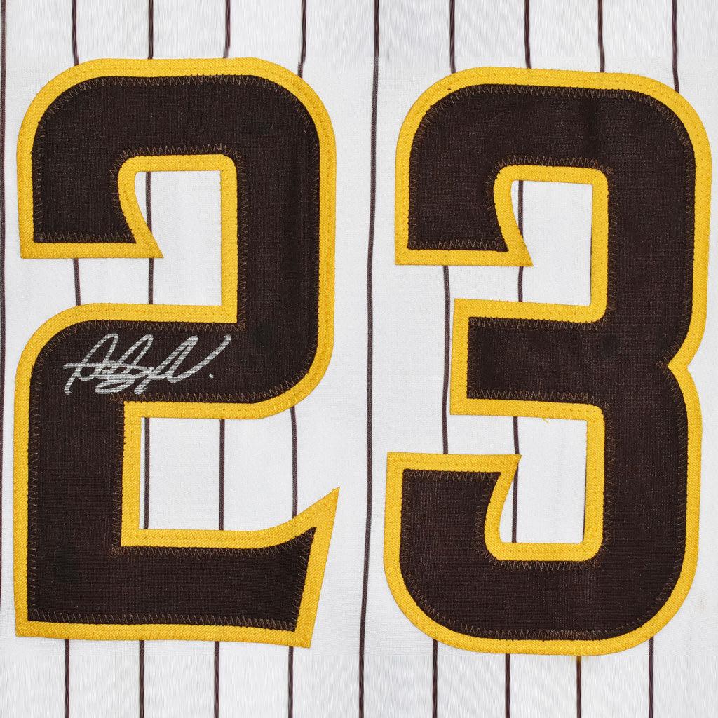 Fernando Tatis Jr Signed San Diego White Pinstripe Slam Diego Baseball Jersey (JSA) - Image 2