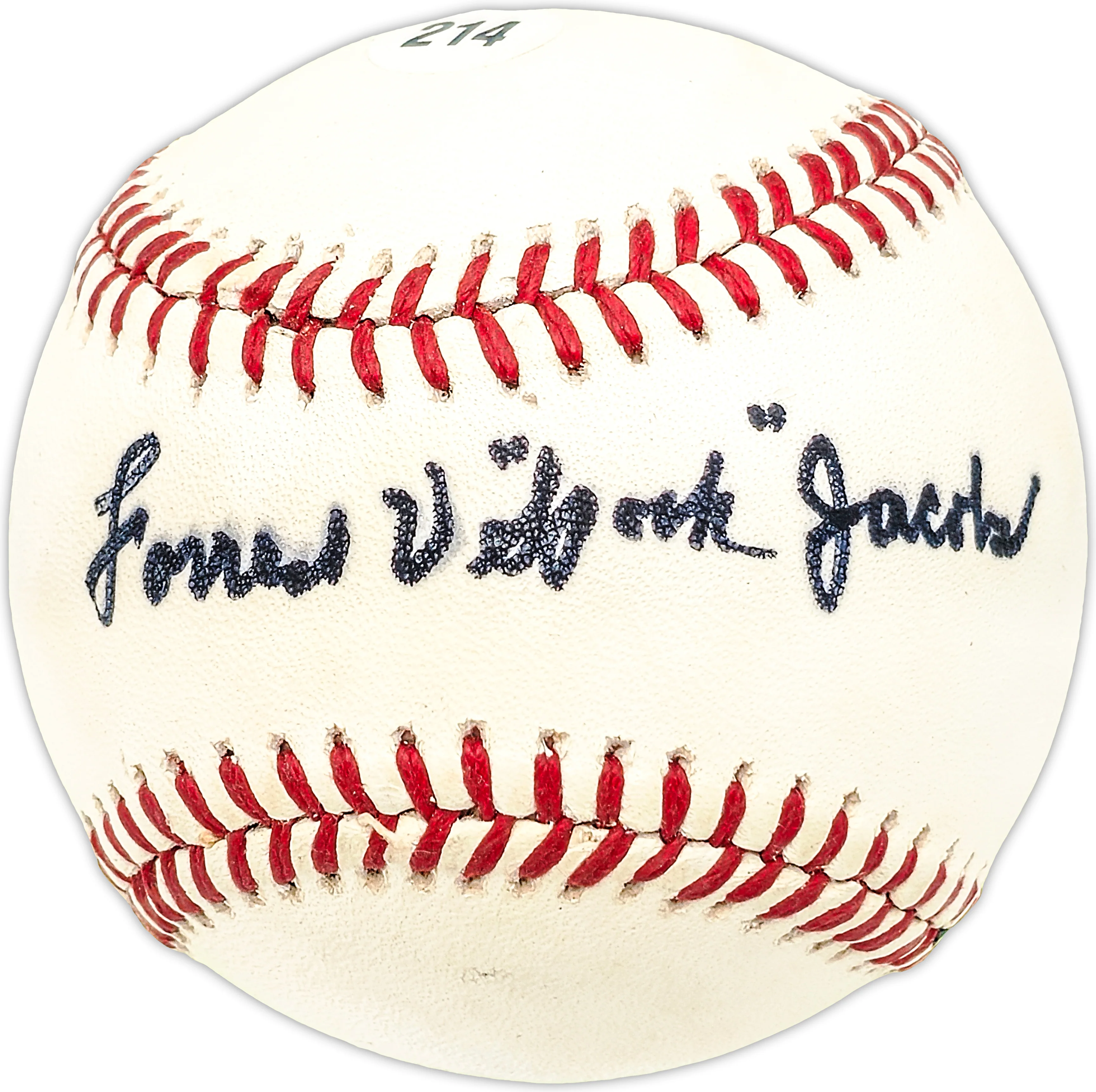 Forrest "Spook" Jacobs Autographed Official AL Baseball Philadelphia A's