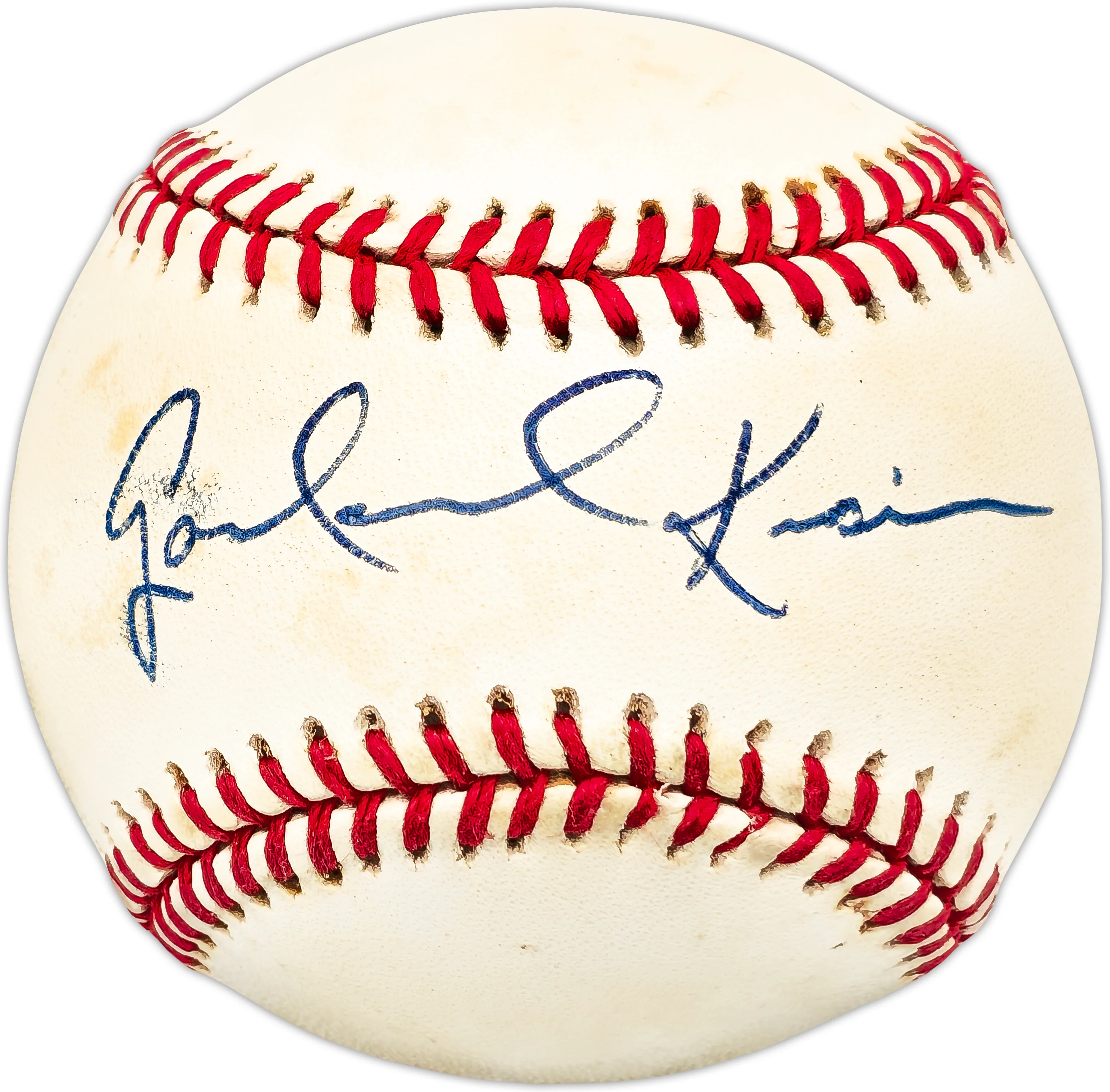 Garland Kiser Autographed Official AL Baseball Cleveland Indians