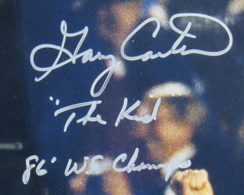 Gary Carter Signed Framed 16x20 Photo w/ 2 Insc PSA/DNA J55843 - Image 2