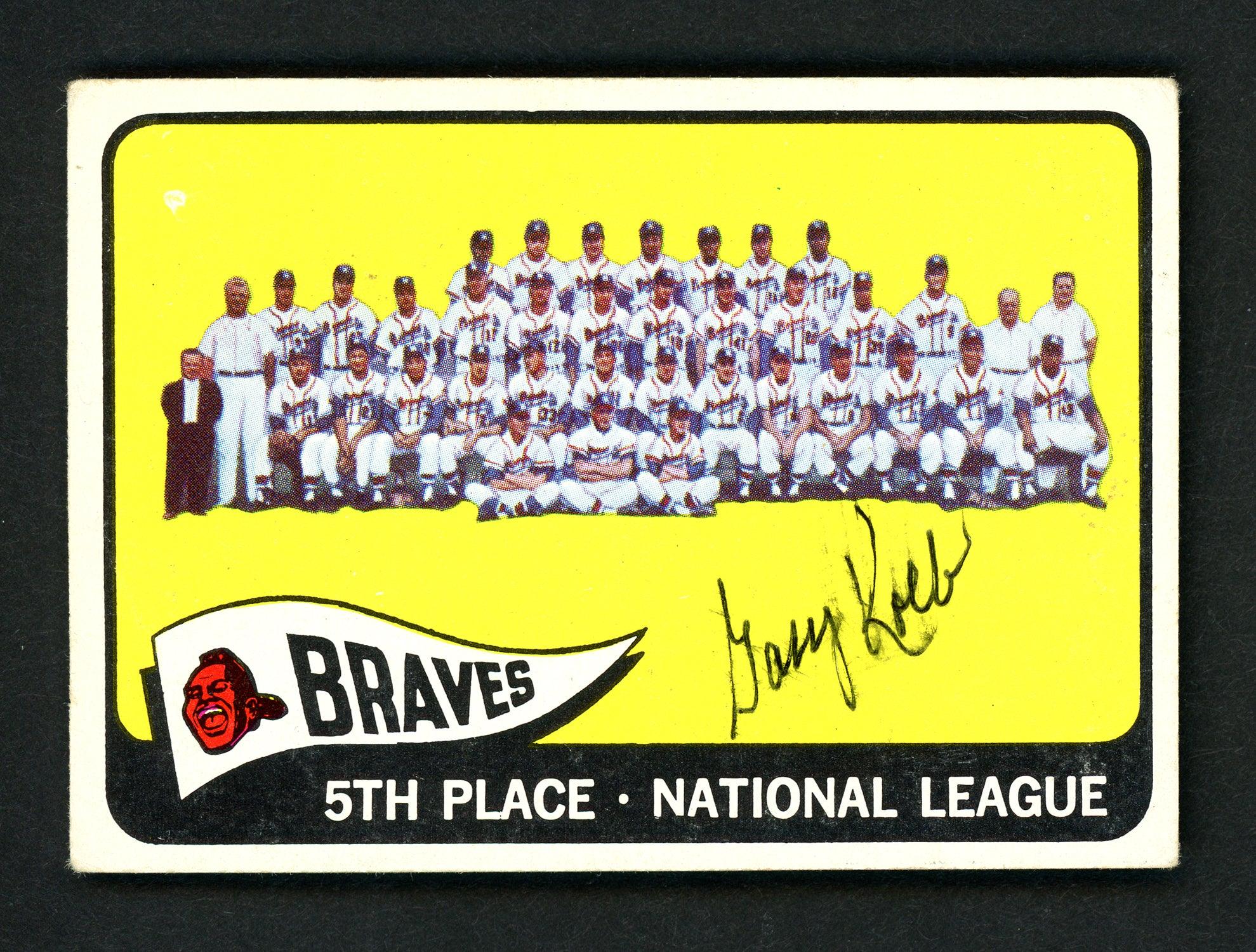 Gary Kolb Autographed 1965 Topps Card #426 Milwaukee Braves SKU #157130