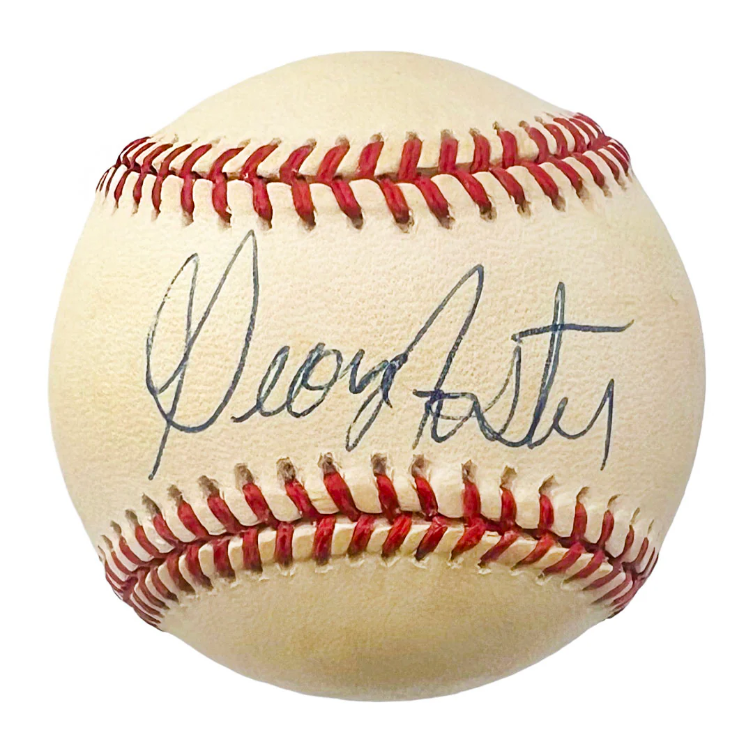 George Foster Signed Rawlings Official Major League Baseball (JSA)