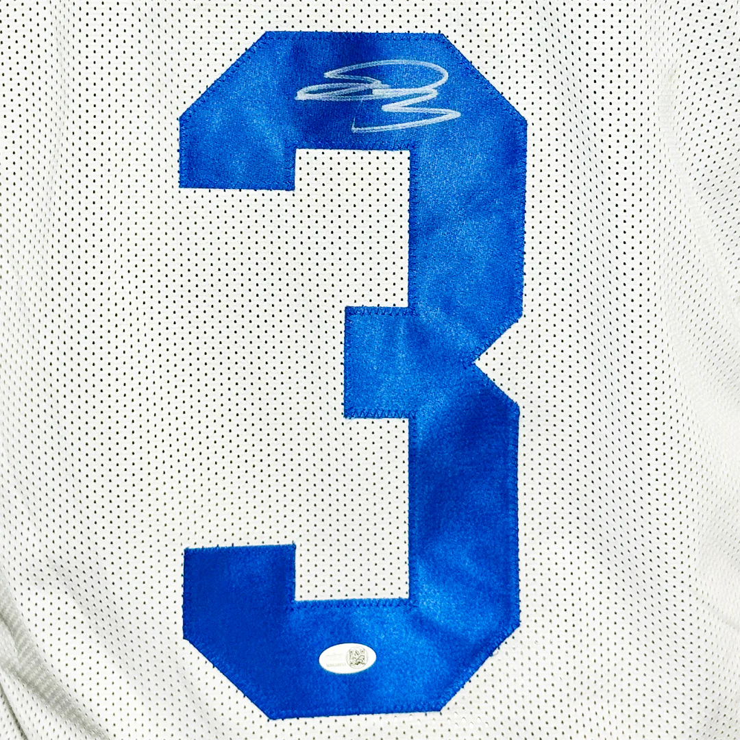 George Pickens Signed Dallas White Football Jersey (JSA) - Image 2