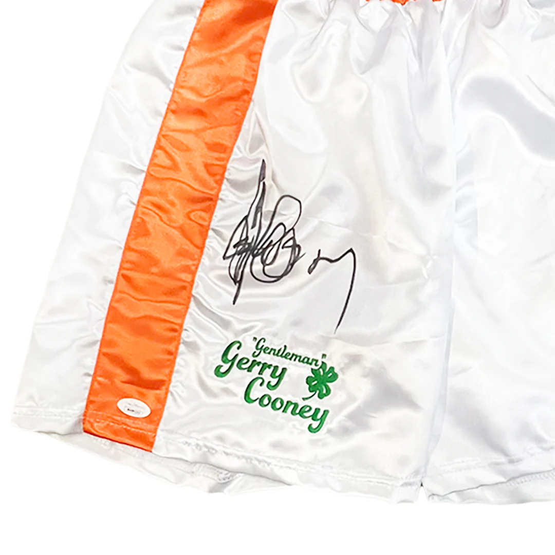 Gerry Cooney Signed White Boxing Trunks (JSA) - Image 2