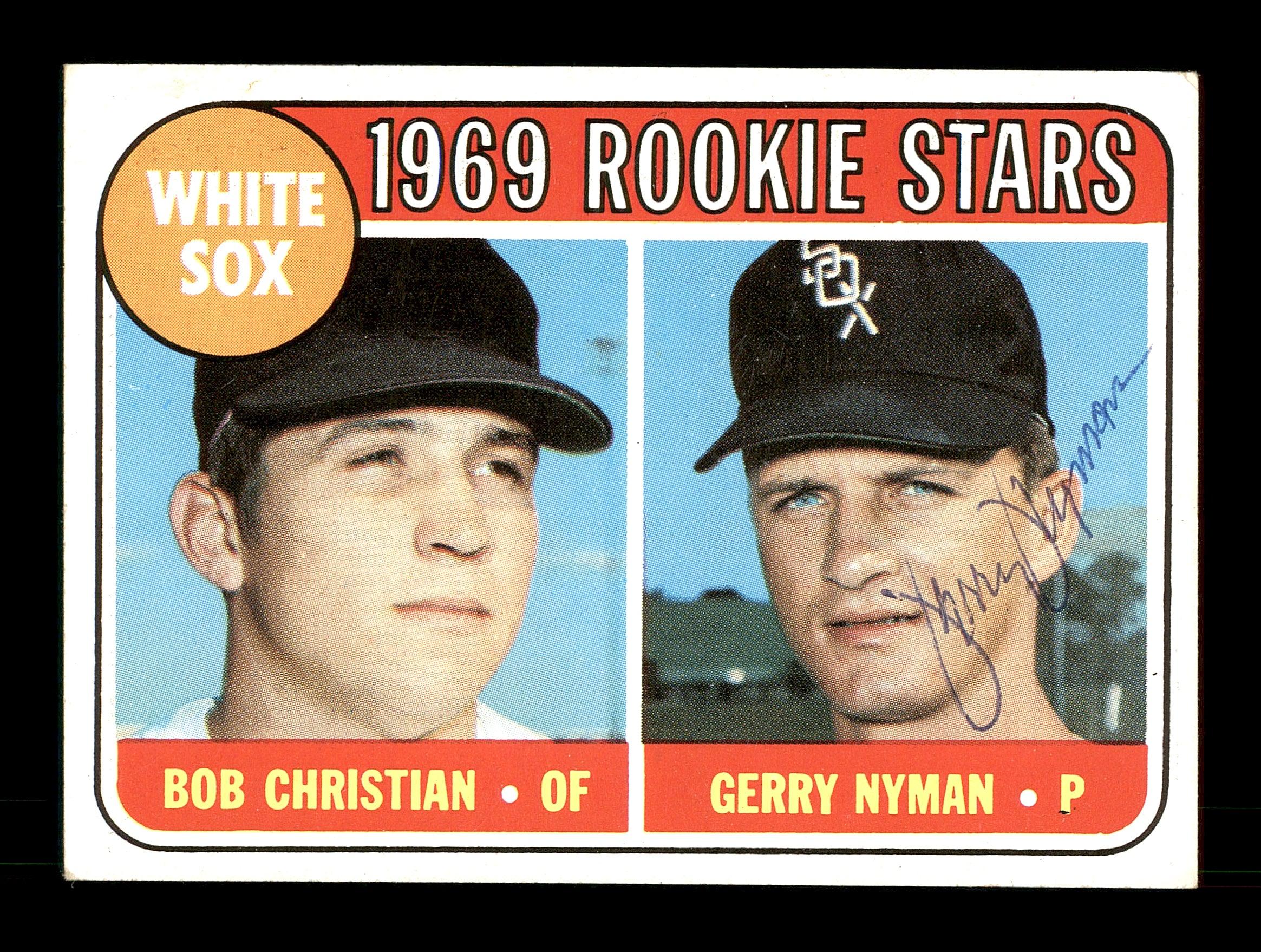 Gerry Nyman Autographed 1969 Topps Rookie Card #173 Chicago White Sox SKU #167025