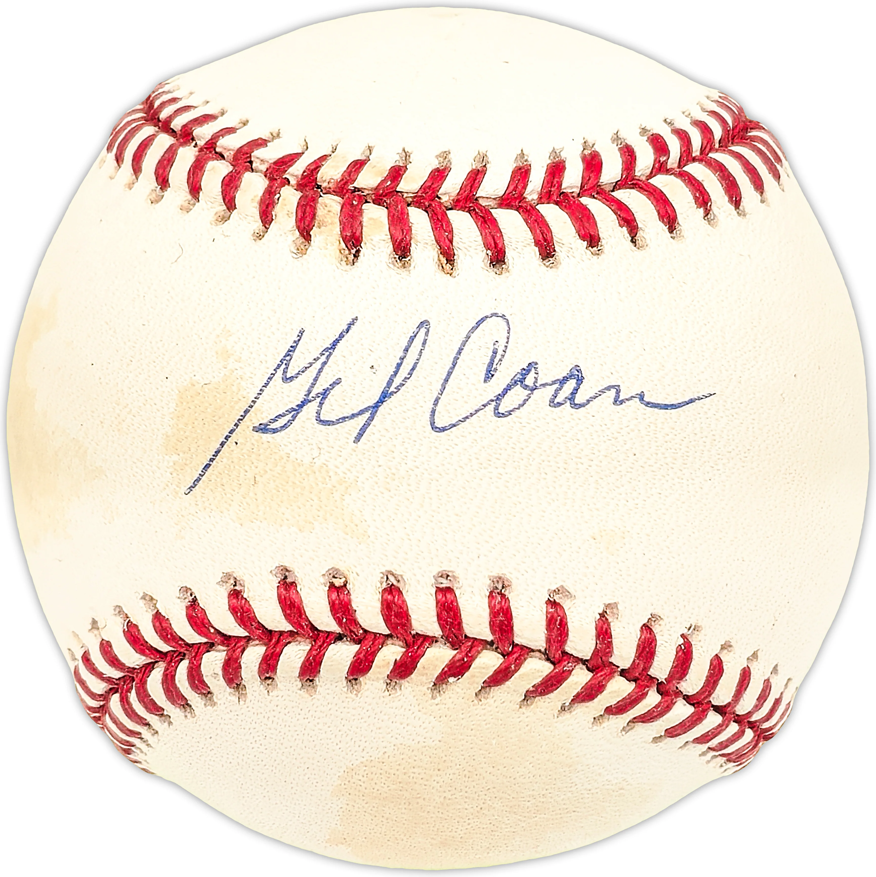 Gil Coan Autographed Official AL Baseball Baltimore Orioles, Chicago White Sox