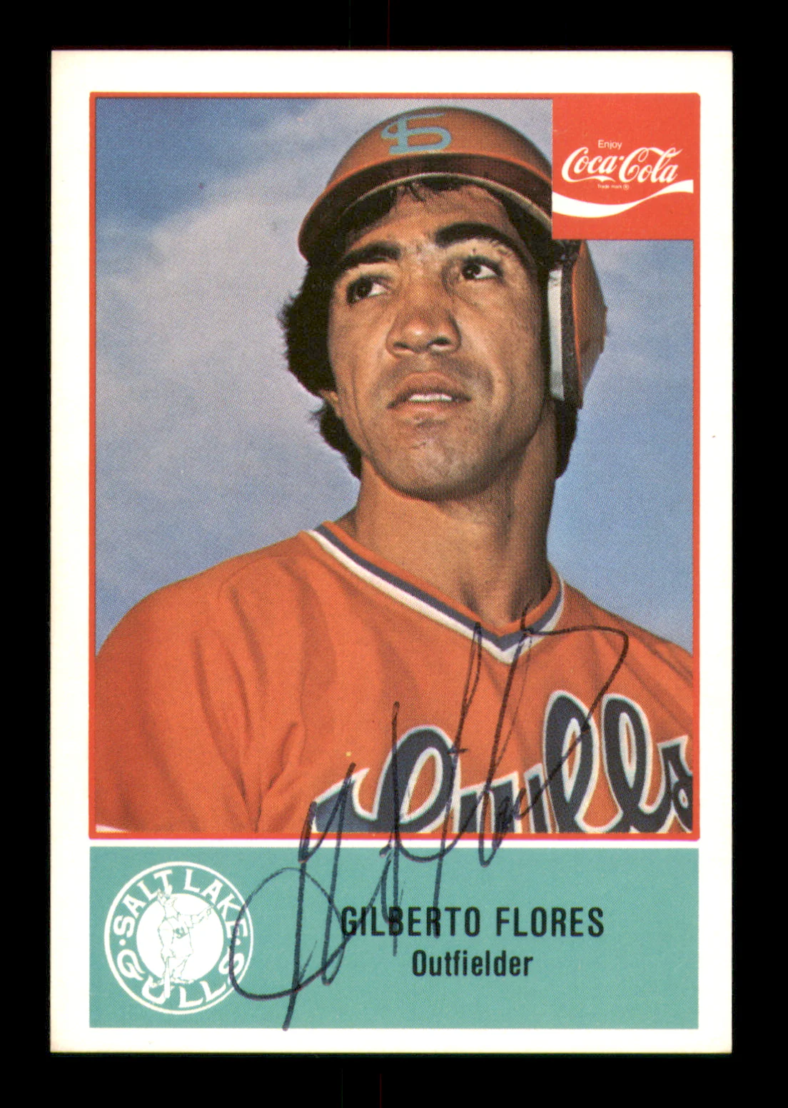 Gilberto Reyes Autographed 1977 Cramer Rookie Card #94 Salt Lake Gulls