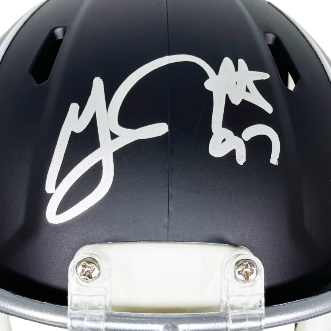 Grady Jarrett Signed Atlanta Falcons Speed Mini Football Helmet (Beckett) - Image 2