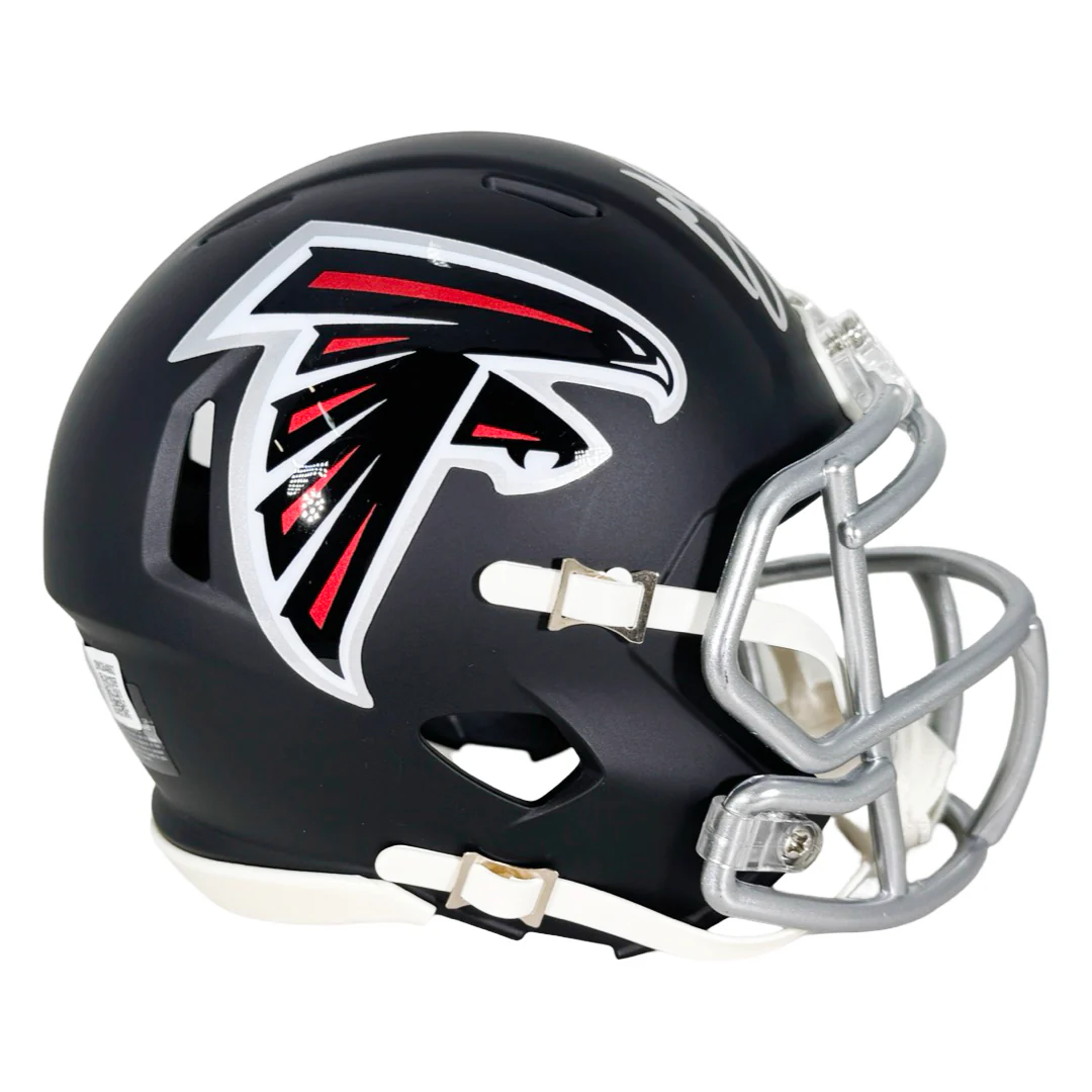 Grady Jarrett Signed Atlanta Falcons Speed Mini Football Helmet (Beckett) - Image 4