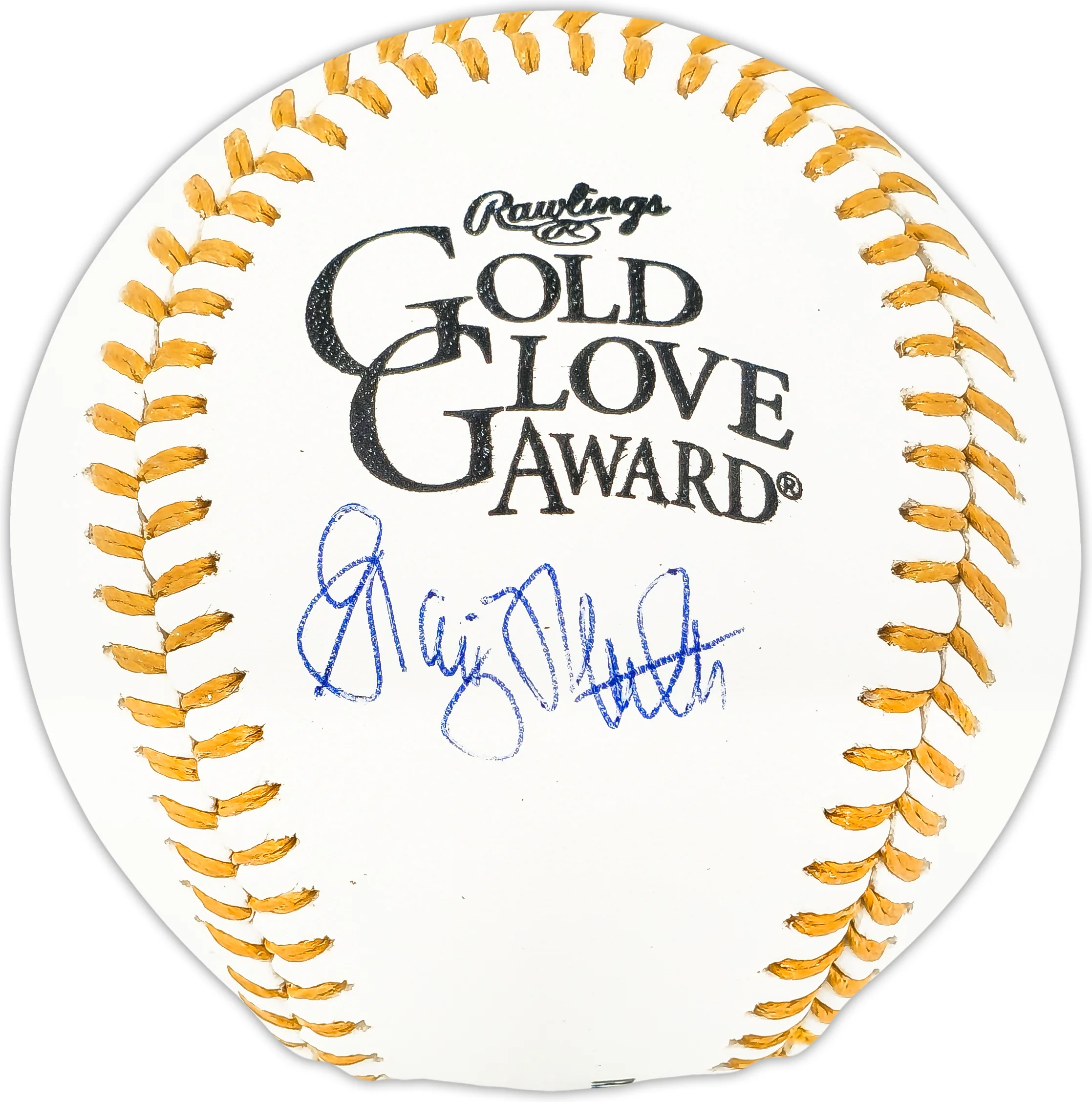 Graig Nettles Autographed Official Gold Glove Logo MLB Baseball New York Yankees Beckett BAS Witness