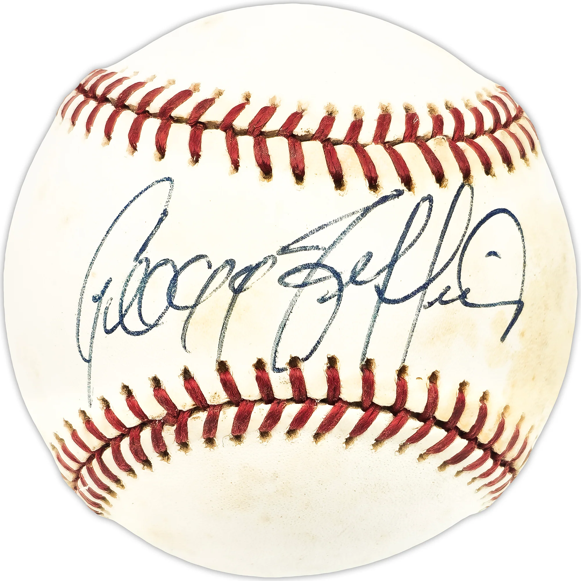 Gregg Jeffries Autographed Official NL Baseball New York Mets