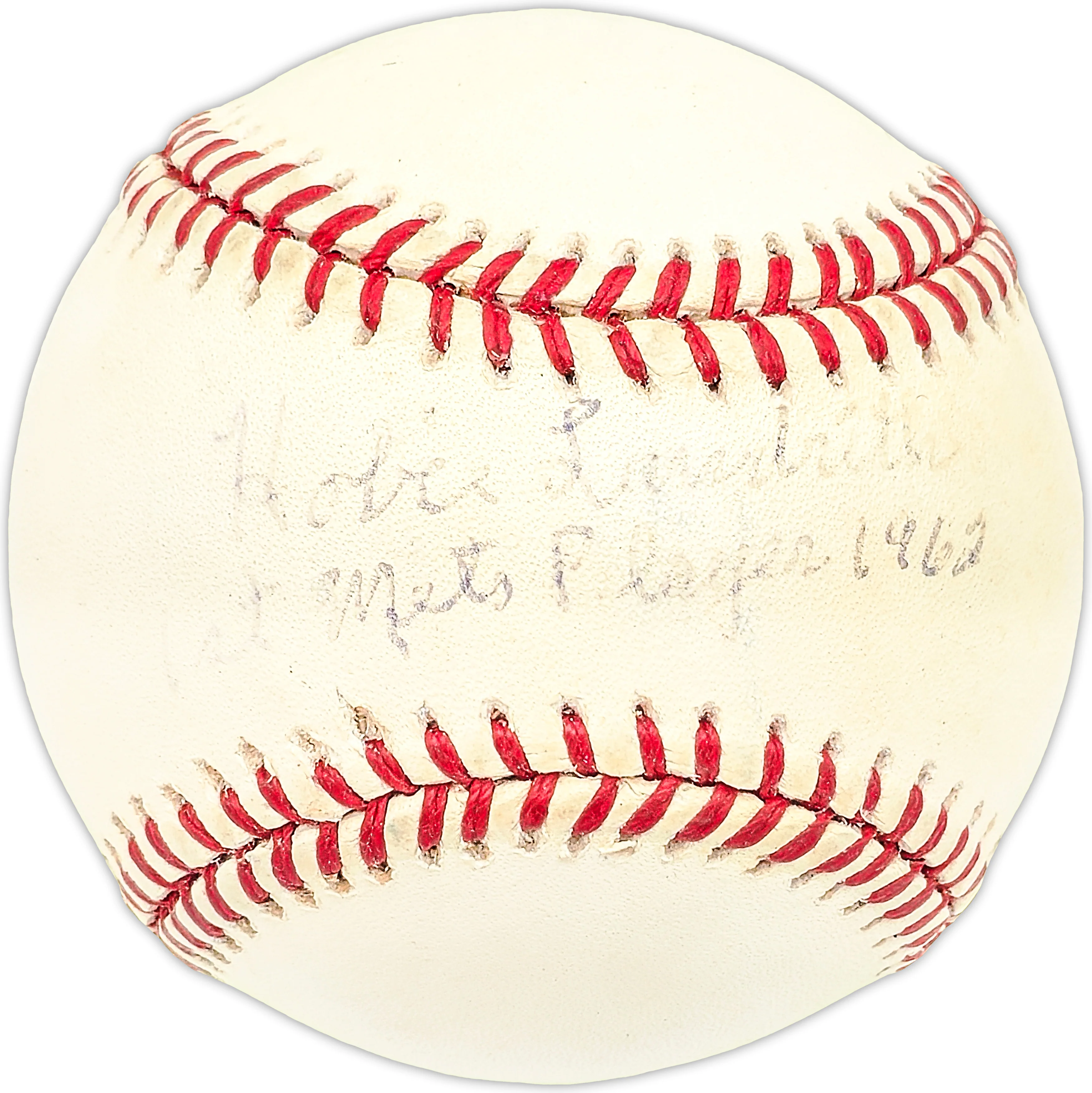 Hobie Landrith Autographed Official 1994 NLCS Logo Baseball New York Mets "1st Mets Player 1962"