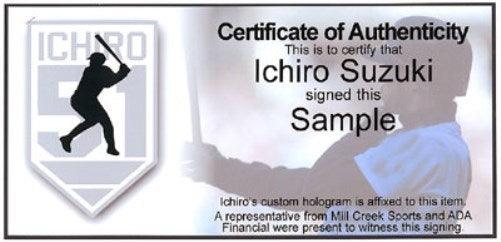 Ichiro Suzuki Autographed 8x10 Photo Seattle Mariners IS Holo Stock #190511 - Image 2