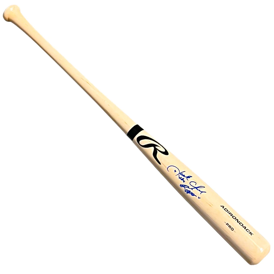 Jack Clark Signed The Ripper Inscription Rawlings Blonde Baseball Bat (Beckett) - Image 2