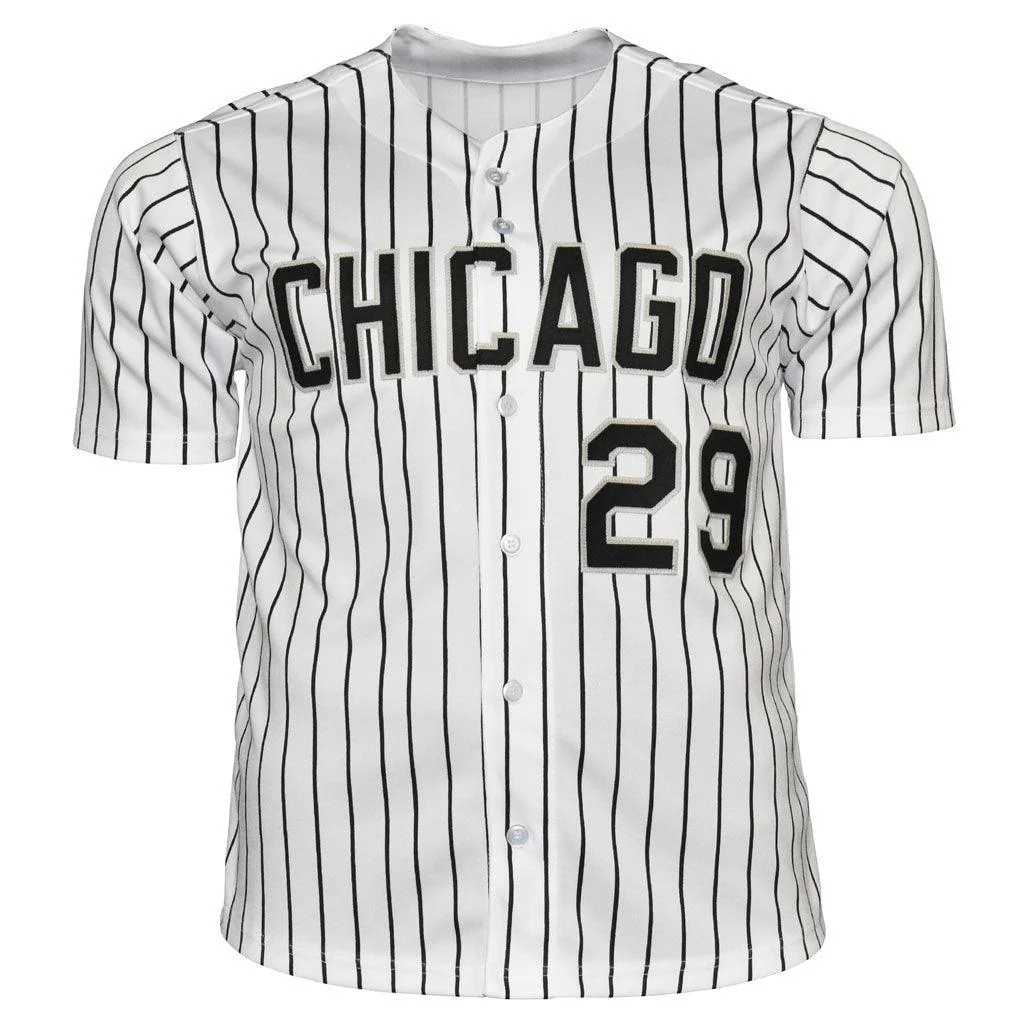 Jack McDowell Signed 93 AL CY Inscription Chicago Pinstripe Baseball Jersey (JSA) - Image 3