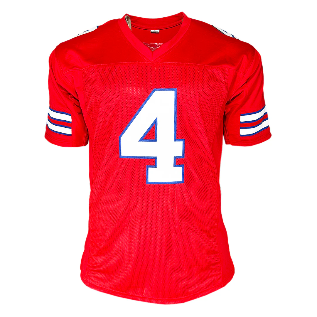 James Cook Signed Buffalo Red Football Jersey (Beckett) - Image 3