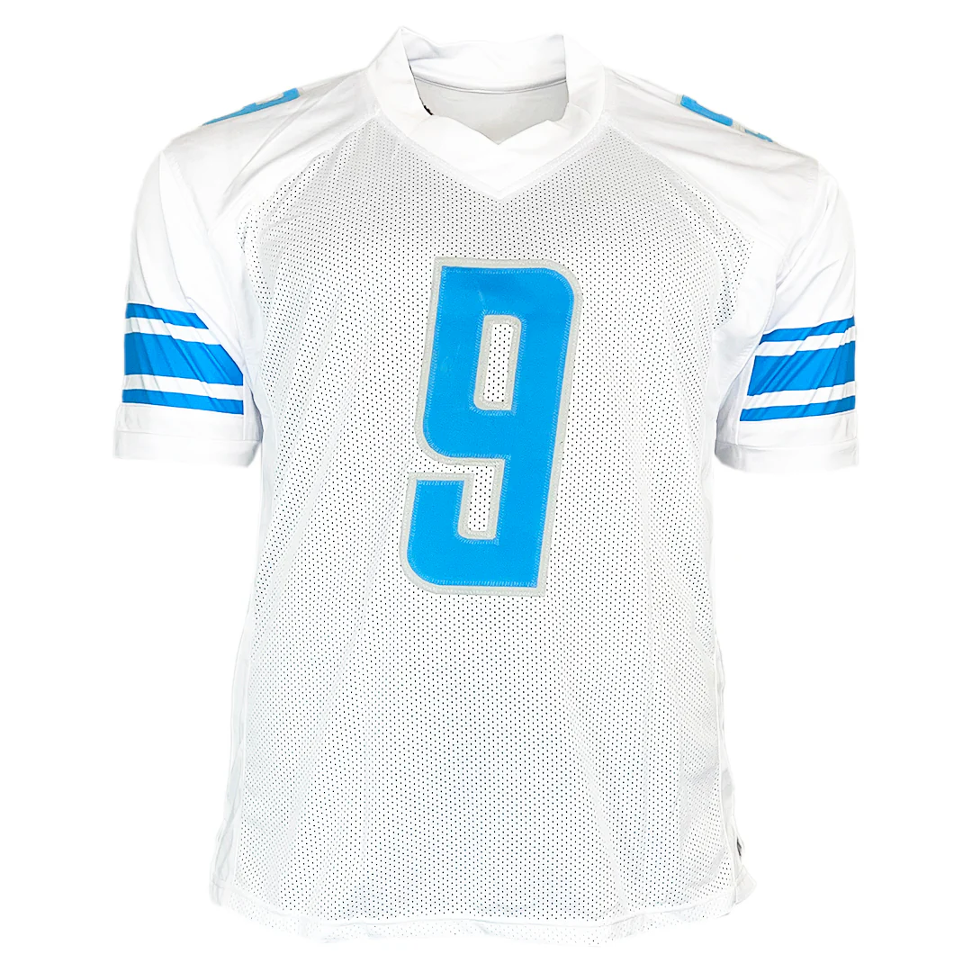 Jameson Williams Signed Detroit White Football Jersey (Beckett) - Image 3