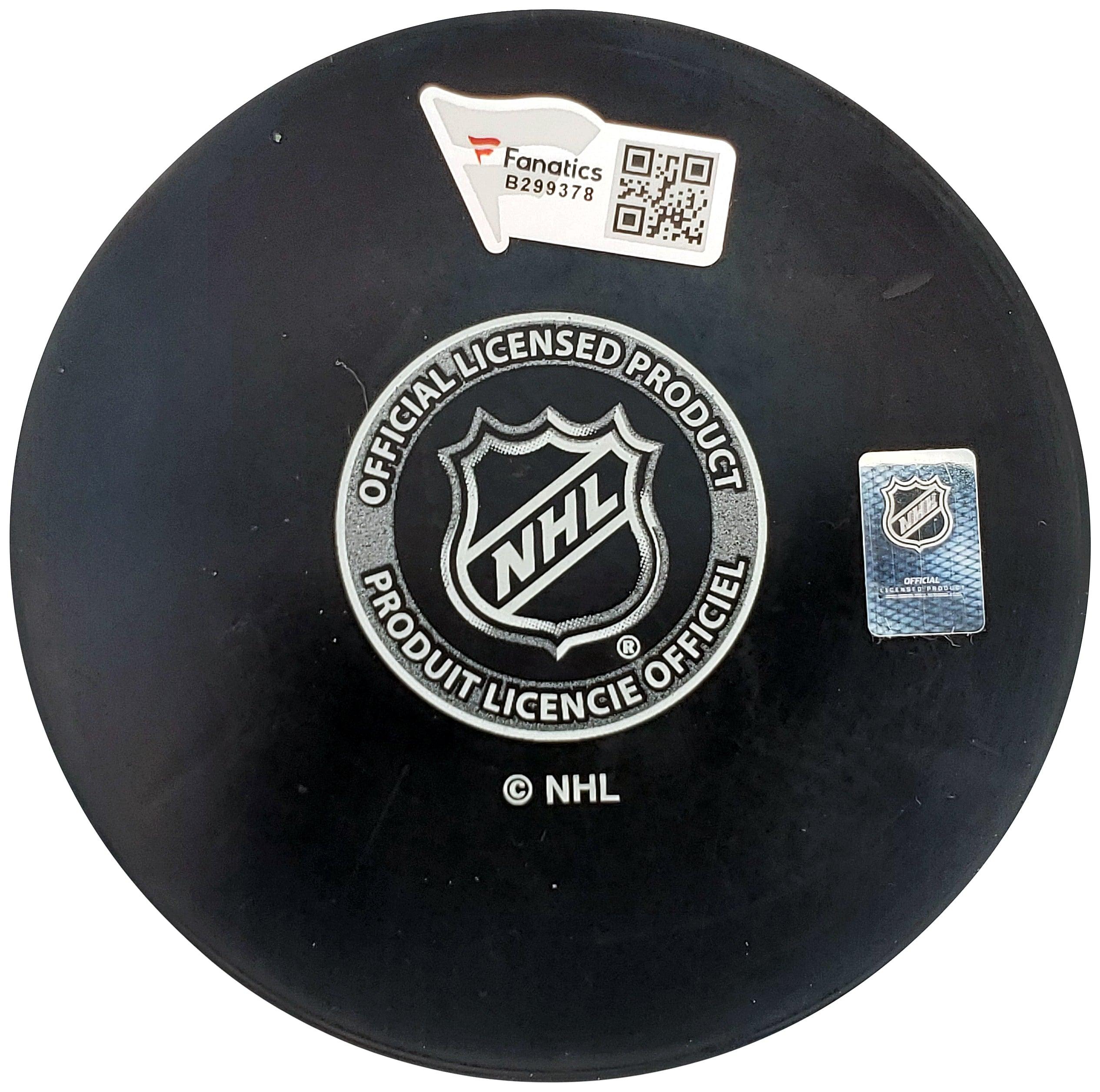 Jamie Oleksiak Autographed Official Seattle Kraken Logo Hockey Puck Fanatics Holo Stock #200860 - Image 2