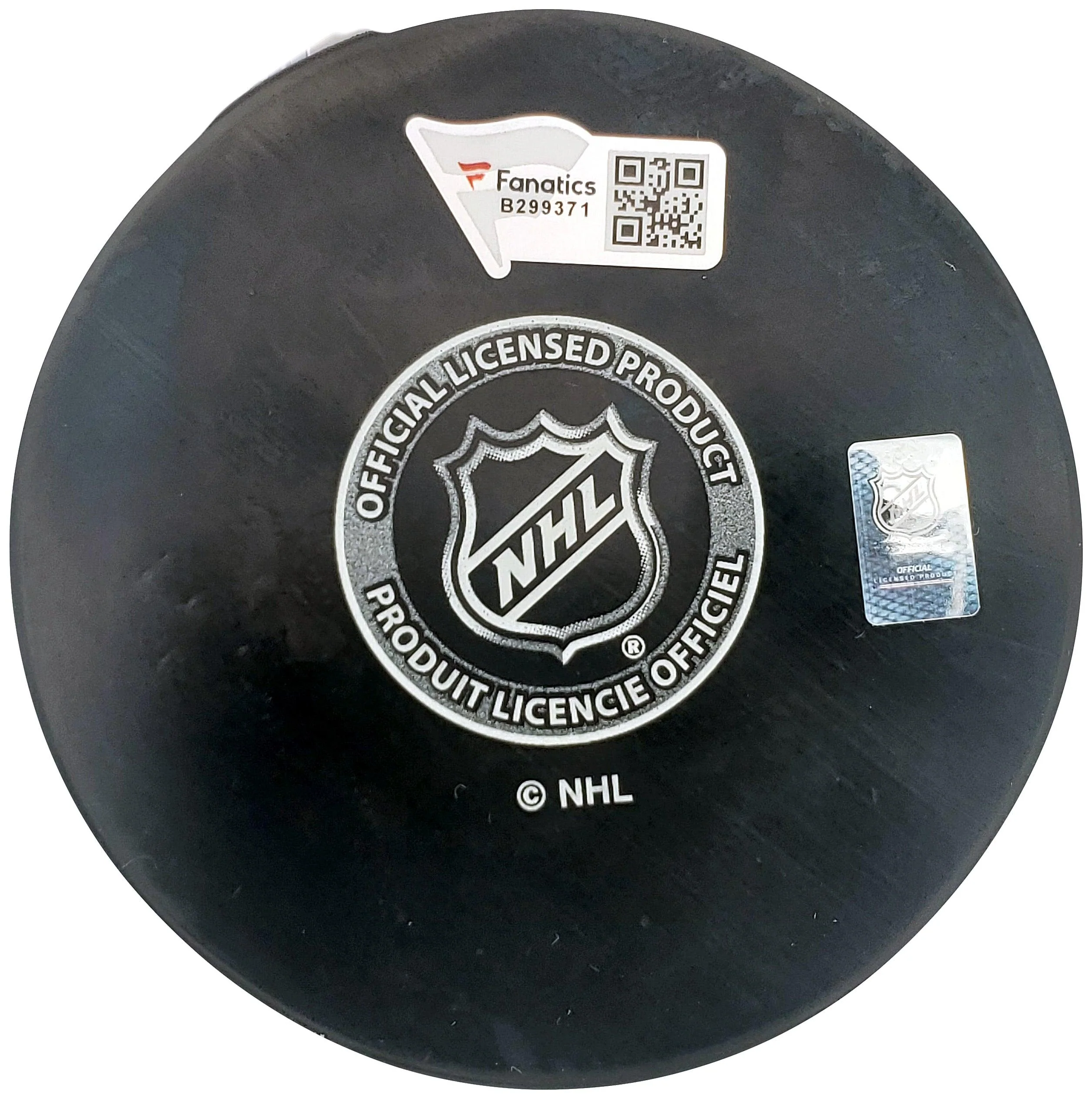 Jamie Oleksiak Autographed Official Seattle Kraken Logo Hockey Puck "Release the Kraken" Fanatics Holo Stock #200859 - Image 2