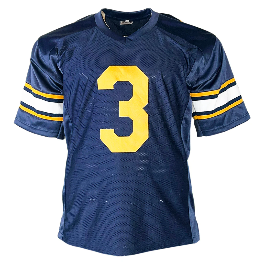 Jaron-Keawe Sagapolutele Signed California College Navy Football Jersey (JSA) - Image 3
